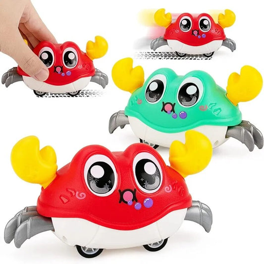 Jouets pour bébé Montessori crabe rampant
