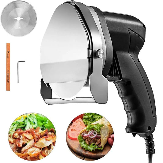 Electric Barbecue Meat Slicer, Automatic Doner Kebab Knife